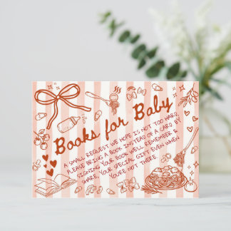 Ciao Bambino Red - Boeken voor Baby  Informatiekaartje