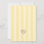 Ciao Bambio(a), Italian, Lemon, Baby Shower Kaart (Achterkant)