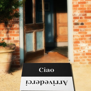 Ciao - begroeten Italiaans Deurmat