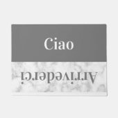 Ciao - begroeten Italiaans Deurmat (Voorkant)