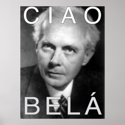 CIAO BELÁ POSTER (Voorkant)