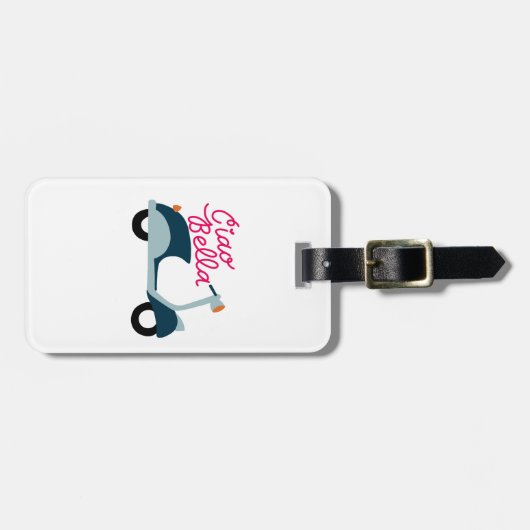 Ciao Bella Bagage Label Scooter (Voorkant horizontaal)