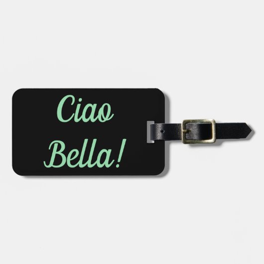 Ciao Bella Bagagelabel (Voorkant horizontaal)