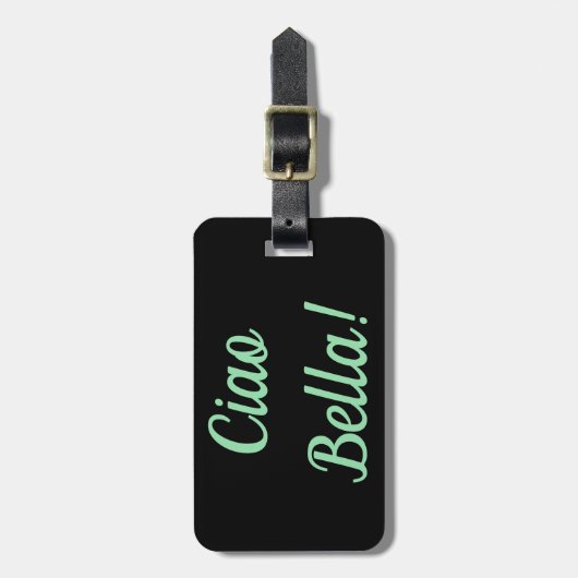 Ciao Bella Bagagelabel (Voorkant verticaal)