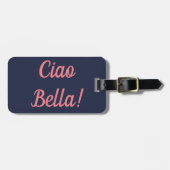 Ciao Bella Bagagelabel (Voorkant horizontaal)