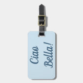 Ciao Bella Bagagelabel (Voorkant verticaal)