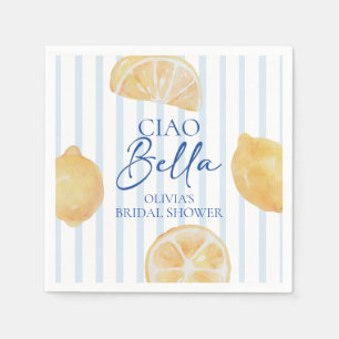 Ciao Bella Bruiloft met citroenen Servet