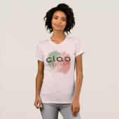 ciao bella damest-shirt t-shirt (Voorkant volledig)