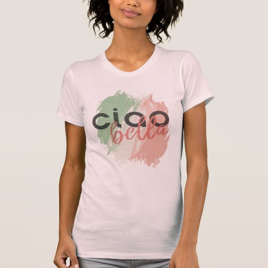 ciao bella damest-shirt t-shirt (Voorkant)