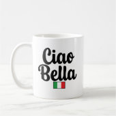 Ciao Bella Flag Mug - Italian Gift for Her Koffiemok (Links)