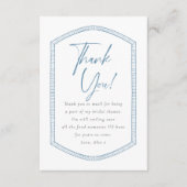 Ciao Bella Grille Italiaanse Tegels Bruidsfeest Bedankkaart (Voorkant)