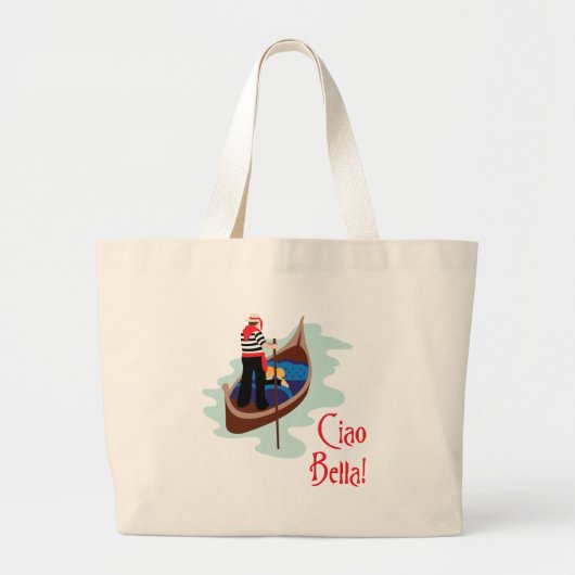 Ciao Bella Grote Tote Bag (Voorkant)