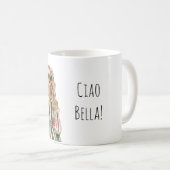 Ciao Bella (hallo schoonheid) Koffiemok (Voorkant rechts)