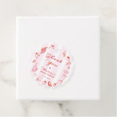 Ciao Bella Hand Getekende Bruiloft Bedankt Bedankjes Labels (In situ)