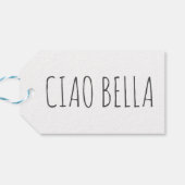 Ciao bella | Hi mooi Cadeaulabel (Achterkant Horizontaal)