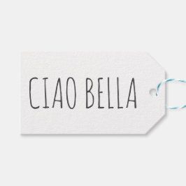 Ciao bella | Hi mooi Cadeaulabel