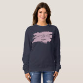 Ciao Bella Italiaans Brush Stroke Sweatshirt (Voorkant volledig)