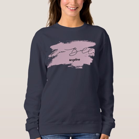 Ciao Bella Italiaans Brush Stroke Sweatshirt (Voorkant)