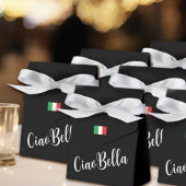 Ciao Bella Italiaans Elegant Schrift Zwart Bedankdoosjes