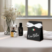 Ciao Bella Italiaans Elegant Script Zwart Bedankdoosjes