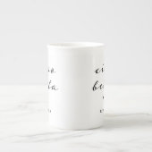 Ciao Bella | Italiaans modern script met hart Porselein Kop (Voorkant)