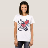 Ciao Bella | Italiaans modern script met hart T-shirt (Voorkant volledig)