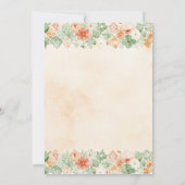 Ciao Bella Italiaans Tegels Bruidsdouche Uitnodigi Kaart (Achterkant)