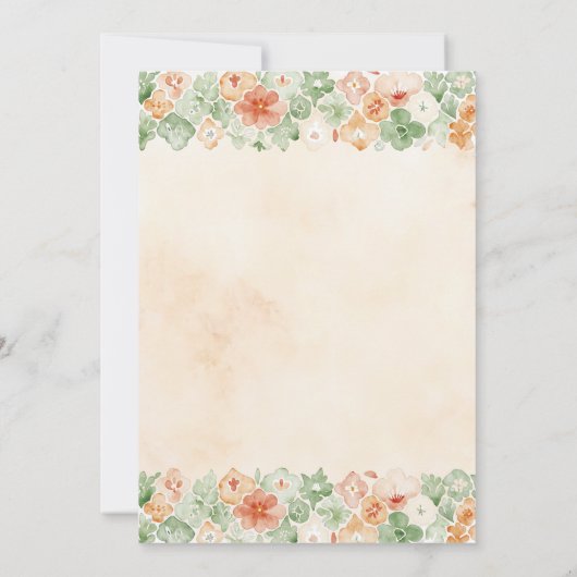 Ciao Bella Italiaans Tegels Bruidsdouche Uitnodigi Kaart (Achterkant)