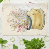 Ciao Bella Italiaanse Wildflower Country Cottage C Theedoek (Gevouwen)