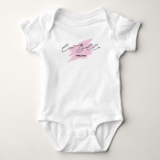 Ciao Bella Italian Brush Stroke Baby Naam T-shirt