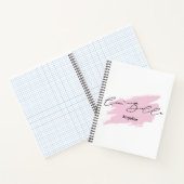 Ciao Bella Italian Brush Stroke Naam Canvas tas Notitieboek (Binnen)