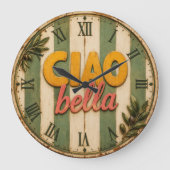 Ciao Bella Italian Rustic Kitchen Grote Klok (Voorkant)