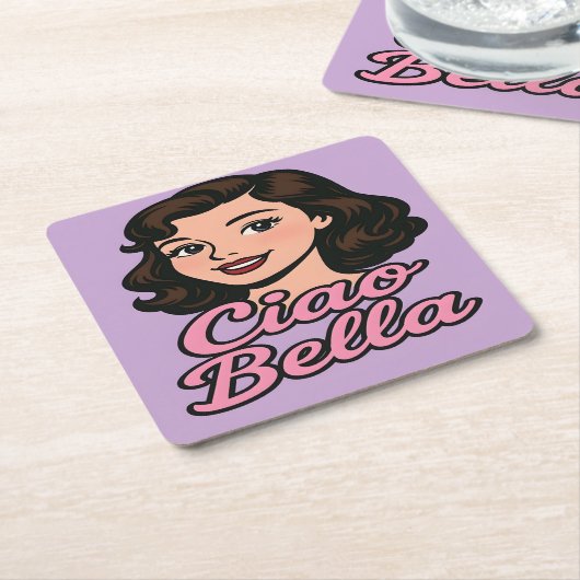 Ciao Bella Lavender Onderzetter Set (Schuin)