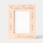 Ciao Bella Personalized Gegraveerde Lijstjes (Voorkant)