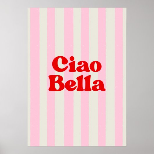 Ciao bella poster (Voorkant)