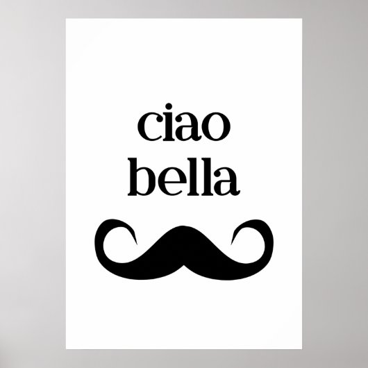 Ciao bella poster (Voorkant)
