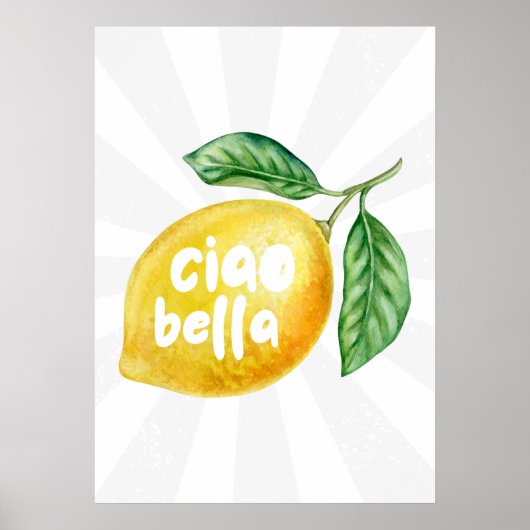 Ciao bella poster (Voorkant)