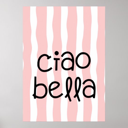 Ciao bella poster (Voorkant)