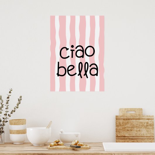 Ciao bella poster (Keuken)