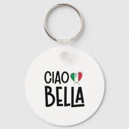 Ciao Bella – Schattige Italië Hart Sleutelhanger