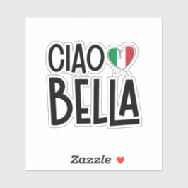 Ciao Bella – Schattige Italië Hart Sticker