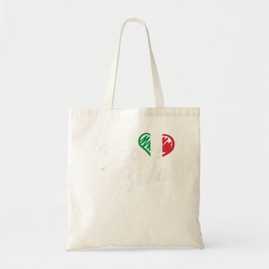 Ciao Bella Shirt Italiaans Hallo Beauful Gift T S Tote Bag (Voorkant)