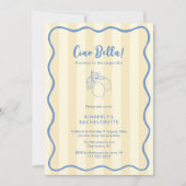 Ciao Bella Squiggle Border Bachelorette Weekend Kaart (Voorkant)