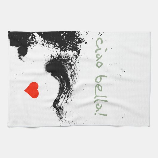 ciao bella! theedoek (Horizontaal)