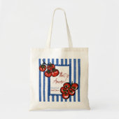 Ciao bella tomato Italian bridal shower favor gift Tote Bag (Voorkant)