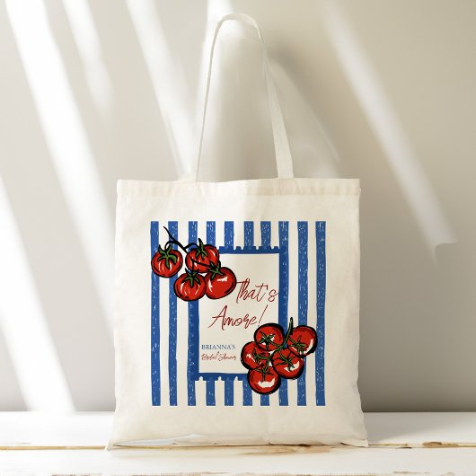 Ciao bella tomato Italian bridal shower favor gift Tote Bag