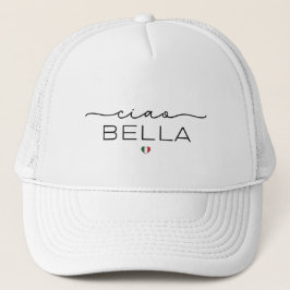 Ciao Bella – Typografie met Italiaans hart Trucker Pet
