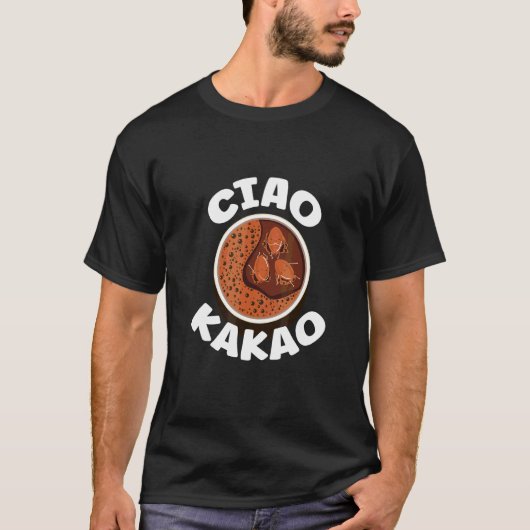 Ciao Cacao Chocolade Cacao T-shirt (Voorkant)