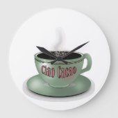 Ciao Cacao Green Coffee Cup Grote Klok (Voorkant)