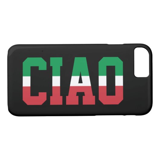 Ciao Case-Mate iPhone Case (Achterkant (Horizontaal))